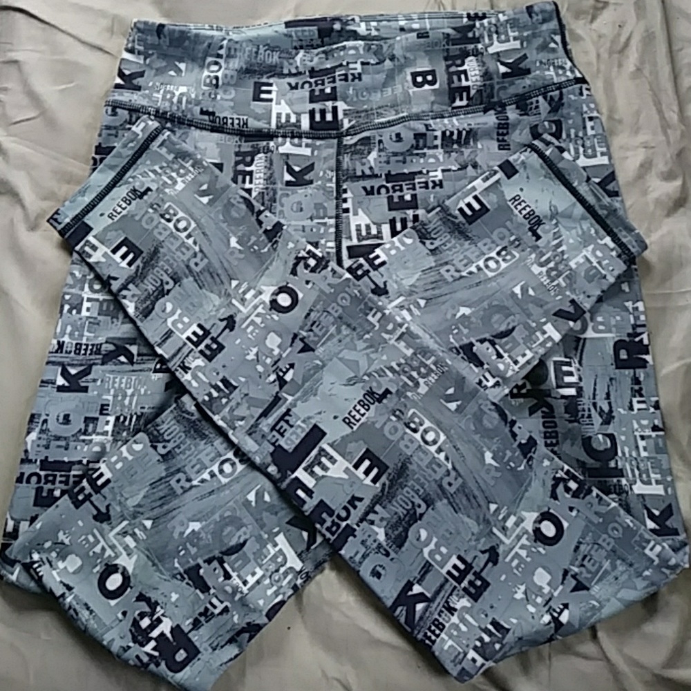 Grey Reebok Leggings